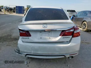 2016 Honda Accord Sport с VIN 1HGCR2F56GA145003, выставлен на аукционе Copart как лот 55414625 с пробегом 106 640 миль миль и Списание • Salvage title. История ставок и продаж доступна на DreamBid. Изображение 6.