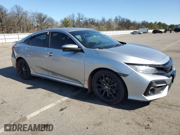 2020 Honda Civic Si z VIN 2HGFC1E51LH701515, wystawiony jako Copart lot #54405275 z przebiegiem 127 549 mil mil oraz Szkody całkowita. Historia ofert i sprzedaży dostępna na DreamBid. Obrazek 4.