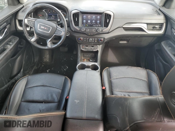 2022 GMC Terrain AT4 with VIN 3GKALYEV0NL152602, listed as a Copart auction lot 45644565 with 38,999 mi miles and Salvage Title. Bid and sale history available at DreamBid. Image 8.