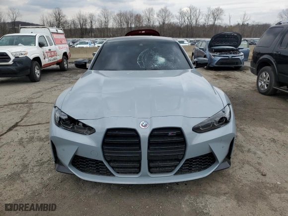 2023 BMW M3 Competition xDrive with VIN WBS43AY07PFP20074, listed as a Copart auction lot 52429265 with 31,669 mi miles and Salvage Title. Bid and sale history available at carsss.com. Image 5.