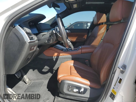 2022 BMW X6 xDrive40i with VIN 5UXCY6C06N9J13344, listed as a Copart auction lot 49278715 with 83,632 mi miles and Clean Title. Bid and sale history available at carsss.com. Image 7.