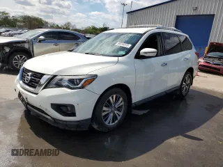 2018 Nissan Pathfinder SV with VIN 5N1DR2MM3JC649240, listed as a Copart auction lot 56010315 with 110,869 mi miles and Salvage title. Bid and sale history available at DreamBid. Image 1.