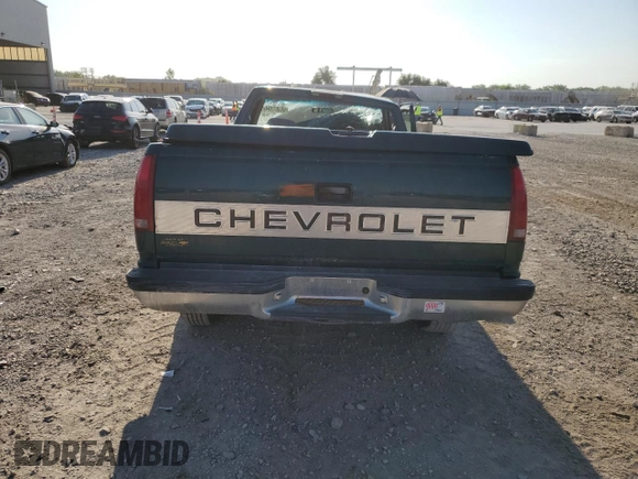 1996 Chevrolet Silverado 1500 with VIN 1GCEC14M6TZ154941, listed as a Copart auction lot 66361154 with 124,631 mi miles and Salvage Title. Bid and sale history available at DreamBid. Image 6.