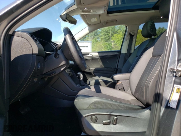 2023 Volkswagen Tiguan SE with VIN 3VVMB7AX6PM083524, listed as a Copart auction lot 56631685 with 18,705 mi miles and Salvage title. Bid and sale history available at DreamBid. Image 7.