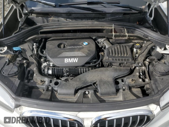 2017 BMW X1 sDrive28i with VIN WBXHU7C33H5H32827, listed as a Copart auction lot 50348265 with 117,412 mi miles and Salvage Title. Bid and sale history available at carsss.com. Image 13.