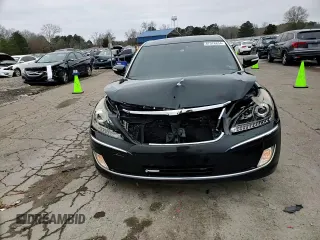 2013 Hyundai Equus Signature with VIN KMHGH4JH5DU058196, listed as a Copart auction lot 87376654 with 120,804 mi miles and Salvage Title. Bid and sale history available at DreamBid. Image 10.