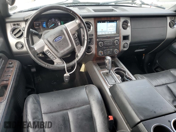 2017 Ford Expedition Max Platinum with VIN 1FMJK1LT2HEA43694, listed as a Copart auction lot 53246305 with 52,926 mi miles and Salvage title. Bid and sale history available at DreamBid. Image 8.