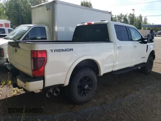 2020 Ford F-350 XL with VIN 1FT8W3BT7LEE78594, listed as a Copart auction lot 60691945 with 80,645 mi miles and Salvage title. Bid and sale history available at DreamBid. Image 3.