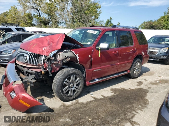 2007 Mercury Mountaineer Premier with VIN 4M2EU48817UJ06045, listed as a Copart auction lot 71610734 with 171,335 mi miles and Salvage Title. Bid and sale history available at carsss.com. Image 1.