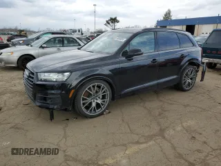 2019 Audi Q7 Prestige with VIN WA1VAAF79KD032657, listed as a Copart auction lot 50680855 with 52,257 mi miles and Salvage Title. Bid and sale history available at carsss.com. Image 1.
