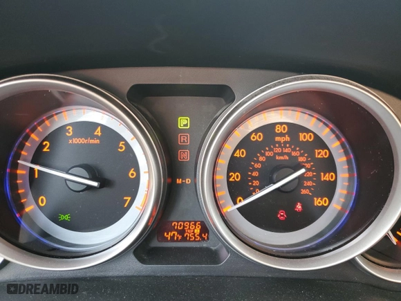 2010 Mazda Mazda6 i Touring Plus with VIN 1YVHZ8CH2A5M43421, listed as a Copart auction lot 51080595 with 70,966 mi miles and Salvage Title. Bid and sale history available at carsss.com. Image 9.