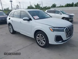 2025 Audi Q7 Premium с VIN WA1ACBF75SD019631, выставлен на аукционе IAAI как лот 42309555 с пробегом 7 435 миль миль и . История ставок и продаж доступна на DreamBid. Изображение 1.