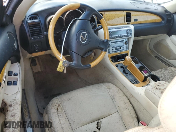 2004 Lexus SC with VIN JTHFN48Y140052660, listed as a Copart auction lot 74563184 with Not Provided miles and Salvage Title. Bid and sale history available at carsss.com. Image 8.