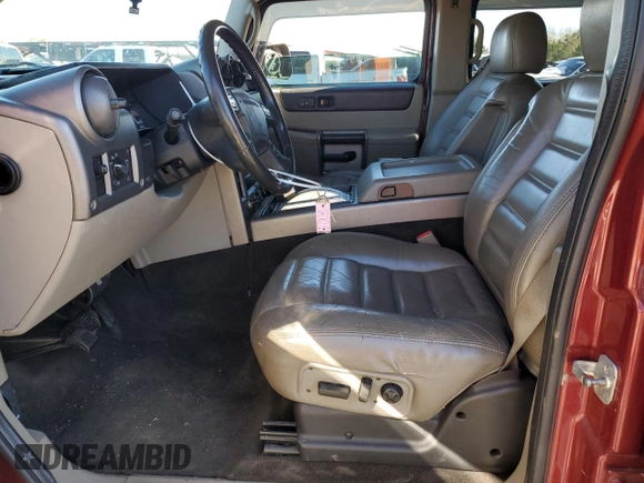 2003 Hummer H2 with VIN 5GRGN23U93H149294, listed as a Copart auction lot 80242304 with 199,675 mi miles and Salvage Title. Bid and sale history available at carsss.com. Image 7.