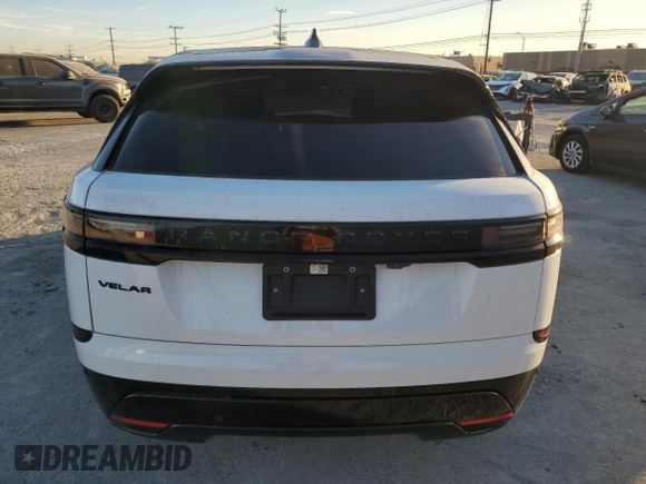 2024 Land Rover Range Rover Velar Dynamic SE с VIN SALYL2EX0RA391582, выставлен на аукционе Copart как лот 85525404 с пробегом 7 159 миль миль и Списание • Salvage title. История ставок и продаж доступна на DreamBid. Изображение 6.