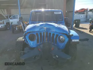 2021 Jeep Wrangler Rubicon with VIN 1C4HJXCG9MW794033, listed as a Copart auction lot 82809014 with 30,590 mi miles and Salvage title. Bid and sale history available at DreamBid. Image 5.