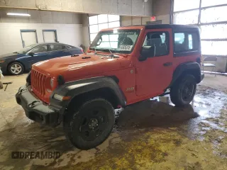 2018 Jeep Wrangler Sport S with VIN 1C4GJXAG6JW179854, listed as a Copart auction lot 47454665 with 53,011 mi miles and Clean Title. Bid and sale history available at DreamBid. Image 1.