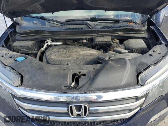 2017 Honda Pilot EX-L with VIN 5FNYF6H53HB035987, listed as a Copart auction lot 45834495 with 163,365 mi miles and Non Repairable. Bid and sale history available at DreamBid. Image 13.