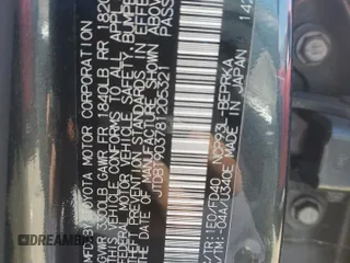 2008 Toyota Yaris z VIN JTDBT903781205321, wystawiony jako Copart lot #58863655 z przebiegiem 103 584 mil mil oraz Szkoda całkowita • Salvage title. Historia ofert i sprzedaży dostępna na DreamBid. Obrazek 12.