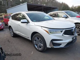 2019 Acura RDX w/Advance Pkg with VIN 5J8TC2H77KL002039, listed as a IAAI auction lot 41275764 with 45,129 mi miles. Bid and sale history available at carsss.com. Image 1.