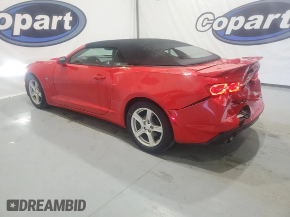 2020 Chevrolet Camaro 1LT with VIN 1G1FB3DX9L0109440, listed as a Copart auction lot 48245485 with 48,478 mi miles and Non Repairable. Bid and sale history available at carsss.com. Image 2.