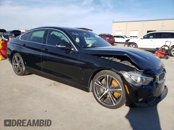 2018 BMW 4 Series 440i with VIN WBA4J5C53JBF06298, listed as a Copart auction lot 41613745 with 151,770 mi miles and Salvage Title. Bid and sale history available at DreamBid. Image 4.