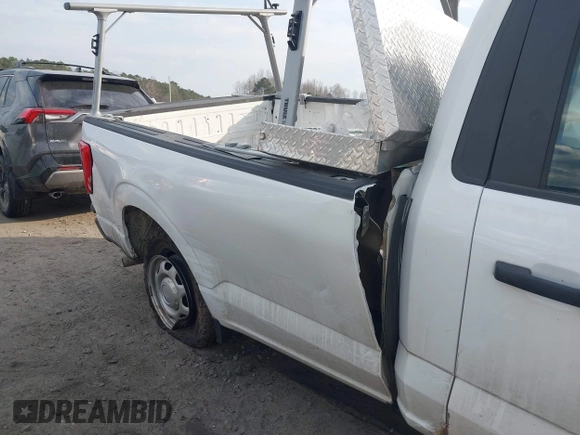 2022 Ford F-150 XL with VIN 1FTMF1CB2NKD95281, listed as a IAAI auction lot 41684433 with 1 mi miles. Bid and sale history available at carsss.com. Image 17.