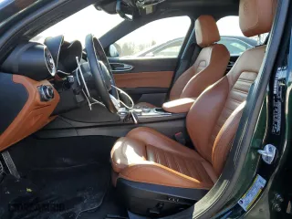 2021 Alfa Romeo Giulia Ti with VIN ZARFANBN2M7645829, listed as a Copart auction lot 45524315 with 58,368 mi miles and Salvage Title. Bid and sale history available at carsss.com. Image 7.