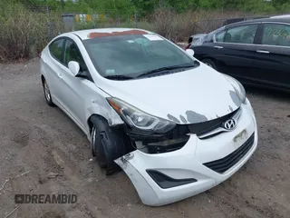 2015 Hyundai Elantra SE z VIN 5NPDH4AE2FH592038, wystawiony jako IAAI lot #42388634 z przebiegiem 188 945 mil mil oraz . Historia ofert i sprzedaży dostępna na DreamBid. Obrazek 1.