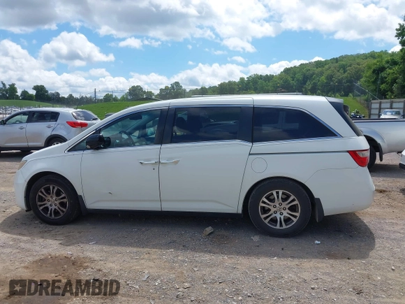 2012 Honda Odyssey EX-L with VIN 5FNRL5H62CB019238, listed as a IAAI auction lot 42524694 with 271,384 mi miles and . Bid and sale history available at DreamBid. Image 14.