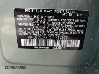 2017 Subaru Forester Premium with VIN JF2SJAEC4HH517427, listed as a Copart auction lot 51741483 with 114,403 mi miles. Bid and sale history available at carsss.com. Image 12.