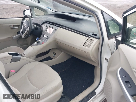 2012 Toyota Prius One with VIN JTDKN3DU4C1601824, listed as a IAAI auction lot 41950455 with 142,068 mi miles and . Bid and sale history available at DreamBid. Image 5.