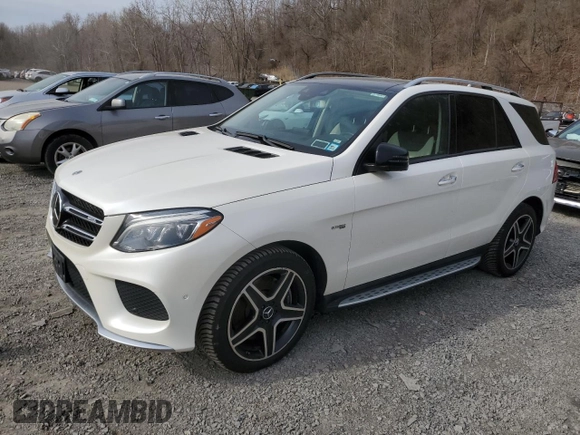 2018 Mercedes-Benz GLE 43 AMG with VIN 4JGDA6EB7JA998084, listed as a Copart auction lot 52675415 with 133,405 mi miles and Salvage Title. Bid and sale history available at DreamBid. Image 1.