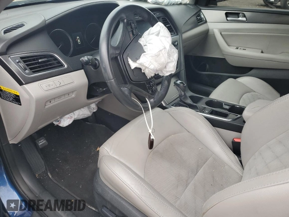 2016 Hyundai Sonata Sport with VIN 5NPE34AF8GH331381, listed as a Copart auction lot 48111485 with Not Provided miles and Salvage Title. Bid and sale history available at DreamBid. Image 8.