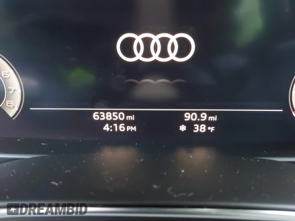 2019 Audi A7 Prestige with VIN WAUV2AF29KN062868, listed as a IAAI auction lot 41223113 with 63,850 mi miles. Bid and sale history available at carsss.com. Image 7.