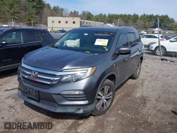 2017 Honda Pilot EX-L with VIN 5FNYF6H5XHB009029, listed as a IAAI auction lot 41883366 with 95,711 mi miles and . Bid and sale history available at DreamBid. Image 2.