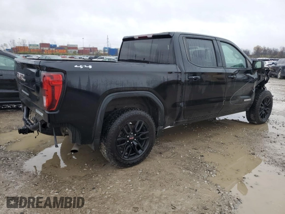 2021 GMC Sierra 1500 with VIN 1GTP9GEK7MZ421268, listed as a Copart auction lot 80513124 with 71,234 mi miles and Salvage Title. Bid and sale history available at DreamBid. Image 3.