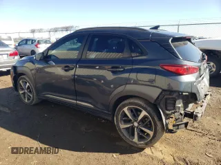 2019 Hyundai Kona Limited with VIN KM8K33A53KU363475, listed as a Copart auction lot 42014605 with 54,968 mi miles and Salvage Title. Bid and sale history available at carsss.com. Image 2.