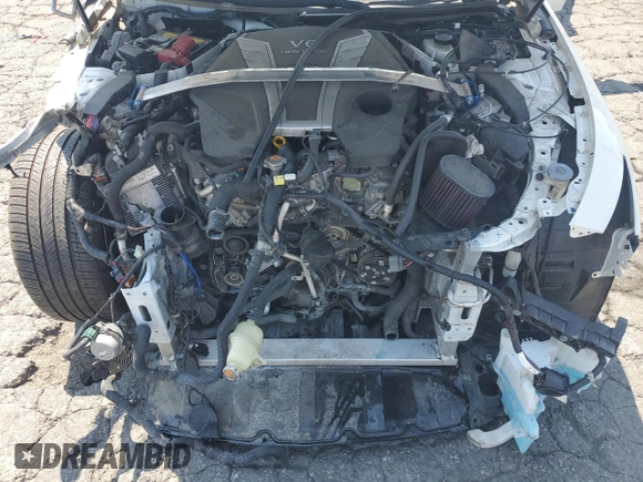 2016 Infiniti Q50 with VIN JN1EV7AR1GM344990, listed as a Copart auction lot 54622525 with 71,930 mi miles and Salvage Title. Bid and sale history available at DreamBid. Image 11.