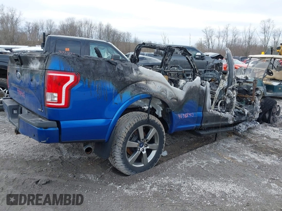 2016 Ford F-150 XLT z VIN 1FTFW1EF8GFB31499, wystawiony jako IAAI lot #41988403 z przebiegiem Nie podano mil oraz . Historia ofert i sprzedaży dostępna na DreamBid. Obrazek 4.