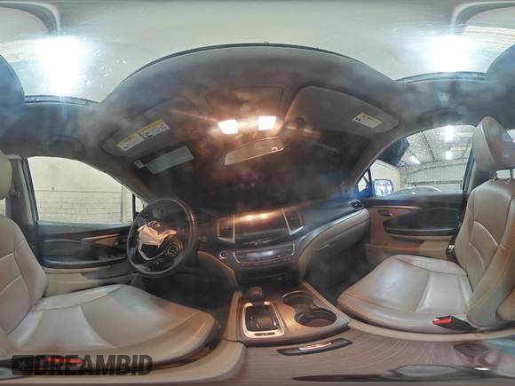 2018 Honda Pilot EX-L with VIN 5FNYF6H62JB043318, listed as a Copart auction lot 57853335 with 57,354 mi miles and Salvage title. Bid and sale history available at DreamBid. Image 16.