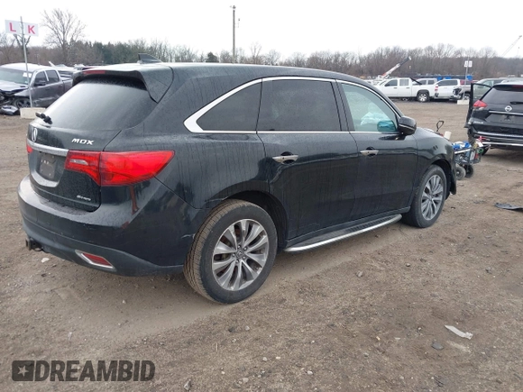 2015 Acura MDX Technology z VIN 5FRYD4H49FB028801, wystawiony jako IAAI lot #41684246 z przebiegiem 145 117 mil mil oraz . Historia ofert i sprzedaży dostępna na DreamBid. Obrazek 4.