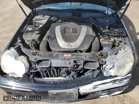 2007 Mercedes-Benz C 230 Sport with VIN WDBRF52H87F857260, listed as a Copart auction lot 51708465 with 157,435 mi miles and Salvage Title. Bid and sale history available at DreamBid. Image 11.