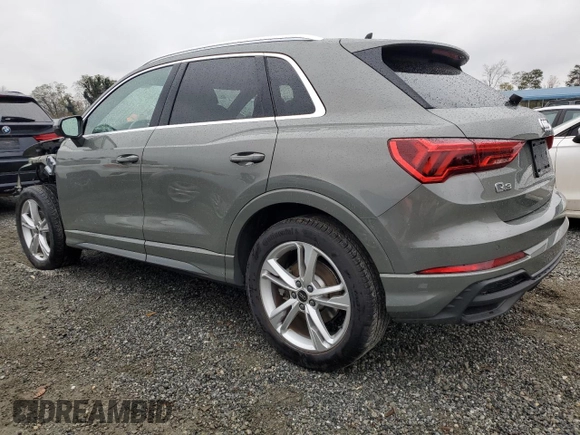 2024 Audi Q3 S line Premium Plus z VIN WA1EECF33R1019380, wystawiony jako Copart lot #80715474 z przebiegiem 6 651 mil mil oraz Szkoda całkowita • Salvage title. Historia ofert i sprzedaży dostępna na DreamBid. Obrazek 2.
