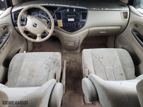 2002 Mazda MPV LX with VIN JM3LW28J120310009, listed as a Copart auction lot 51272115 with 98,847 mi miles and Salvage Title. Bid and sale history available at carsss.com. Image 8.