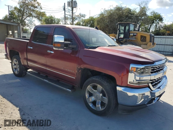 2017 Chevrolet Silverado 1500 LTZ with VIN 3GCUKSEJ6HG207508, listed as a Copart auction lot 80195854 with 131,140 mi miles and Salvage Title. Bid and sale history available at DreamBid. Image 4.