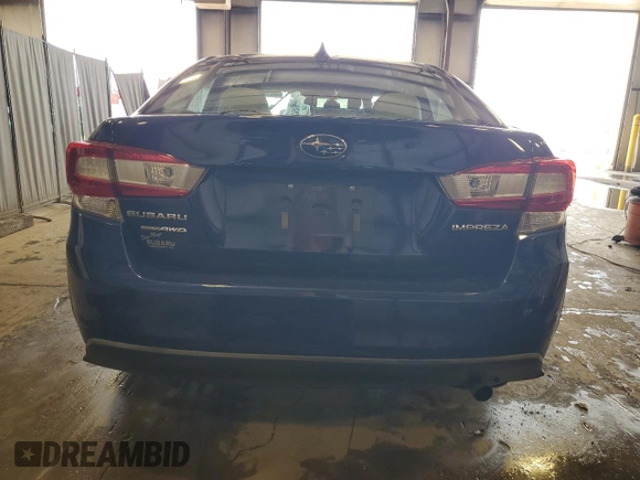 2018 Subaru Impreza Premium with VIN 4S3GKAB65J3621850, listed as a Copart auction lot 63196235 with 50,973 mi miles and Salvage title. Bid and sale history available at DreamBid. Image 6.