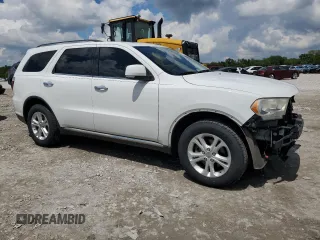 2013 Dodge Durango Crew with VIN 1C4RDJDGXDC695231, listed as a Copart auction lot 56934625 with 156,858 mi miles and Salvage title. Bid and sale history available at DreamBid. Image 4.