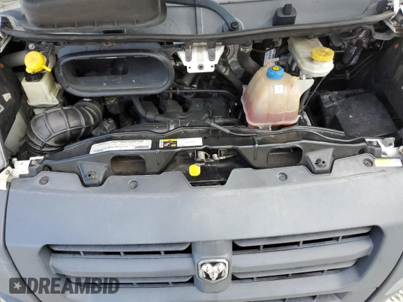 2017 Ram ProMaster Cargo with VIN 3C6TRVAG7HE547837, listed as a Copart auction lot 47671445 with 129,104 mi miles and Salvage Title. Bid and sale history available at DreamBid. Image 12.