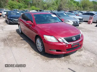 2008 Lexus GS 350 with VIN JTHBE96S880039601, listed as a IAAI auction lot 41929475 with 222,066 mi miles. Bid and sale history available at carsss.com. Image 1.